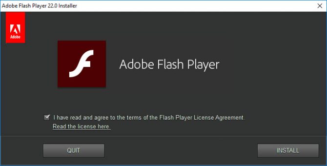 install adobe flash activex